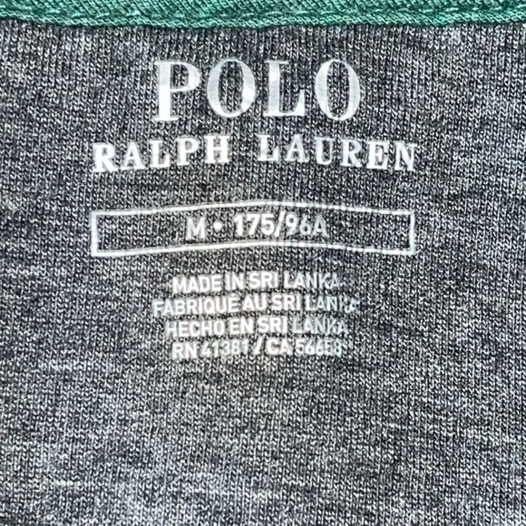 VEUC-LIKE NEW ~ Polo 1/4 Zip Pullover Men’s Medium Green (Jersey Polo SOFT!) - Picture 8 of 10